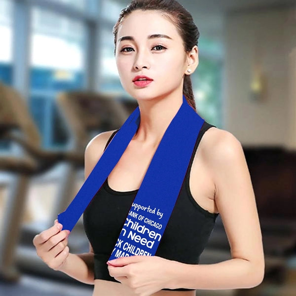 12" W X 36" H Recycled RPET Cooling Towel