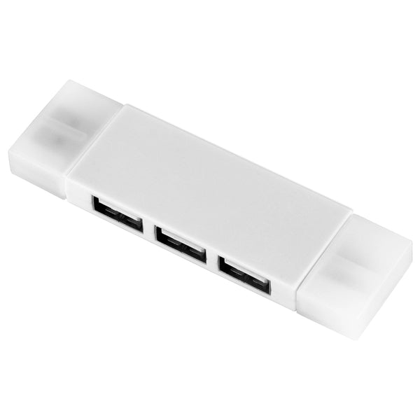 Freedom 2-in-1 3 Port Mini USB Hub with Type A & C