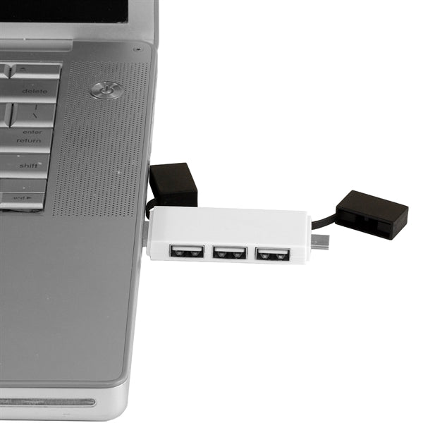 Freedom 2-in-1 3 Port Mini USB Hub with Type A & C
