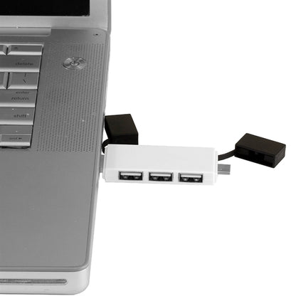 Freedom 2-in-1 3 Port Mini USB Hub with Type A & C