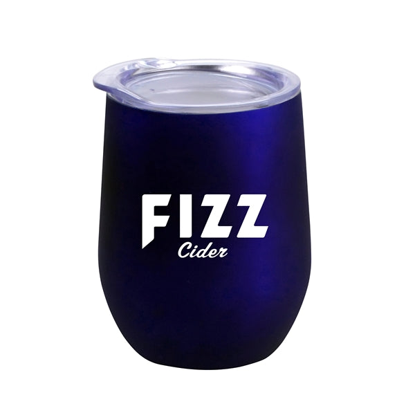 12oz. Rubberize Finish Stainless Steel Stemless Wine Glass