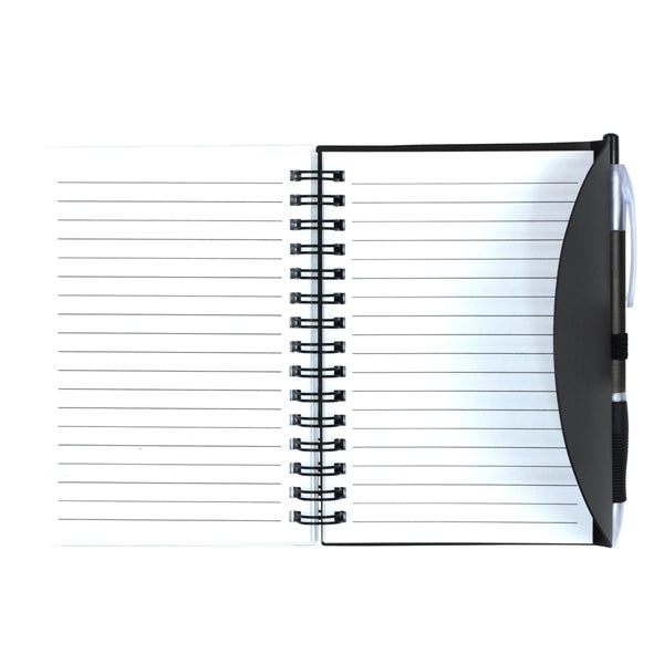 Cupertino Stylish Spiral Notepad Notebook with Matching Pen