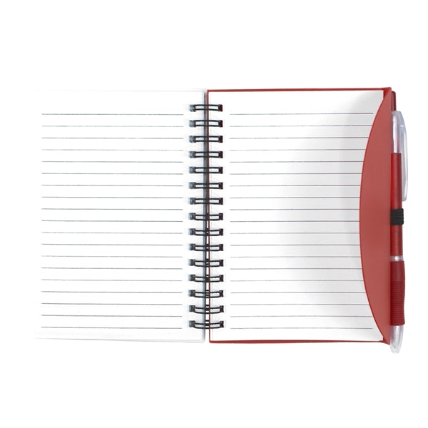 Cupertino Stylish Spiral Notepad Notebook with Matching Pen
