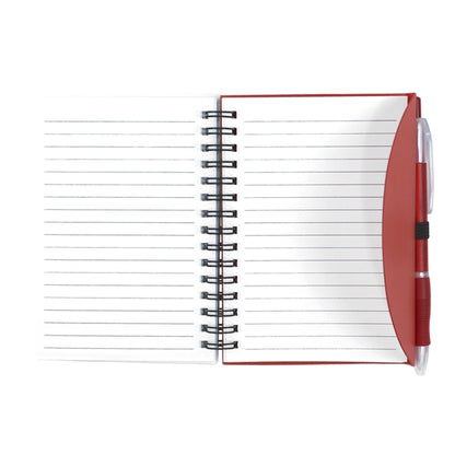 Cupertino Stylish Spiral Notepad Notebook with Matching Pen