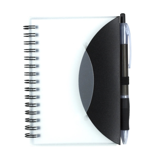 Cupertino Stylish Spiral Notepad Notebook with Matching Pen