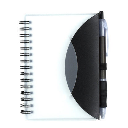 Cupertino Stylish Spiral Notepad Notebook with Matching Pen