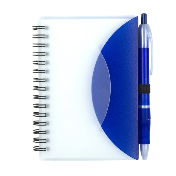 Cupertino Stylish Spiral Notepad Notebook with Matching Pen
