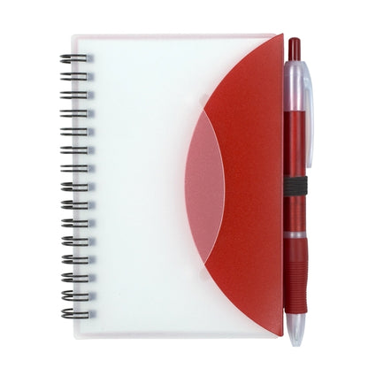 Cupertino Stylish Spiral Notepad Notebook with Matching Pen