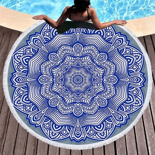 60" Round Beach Towel