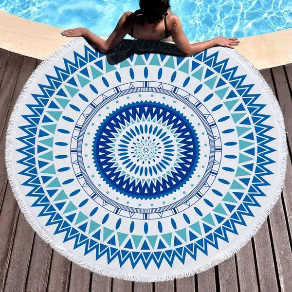 60" Round Beach Towel