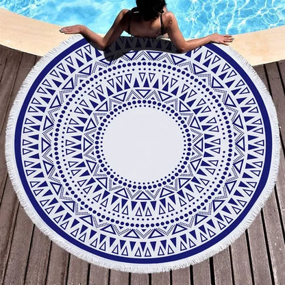 60" Round Beach Towel