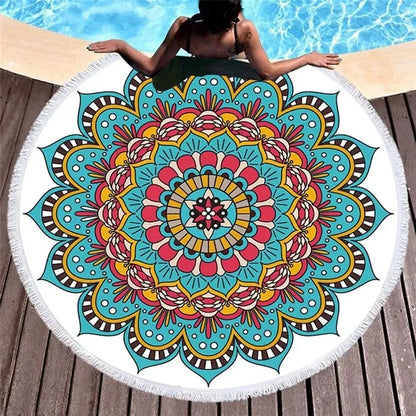 60" Round Beach Towel