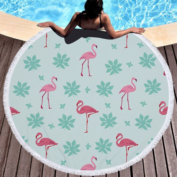 Flamingo  themed Beach Towel