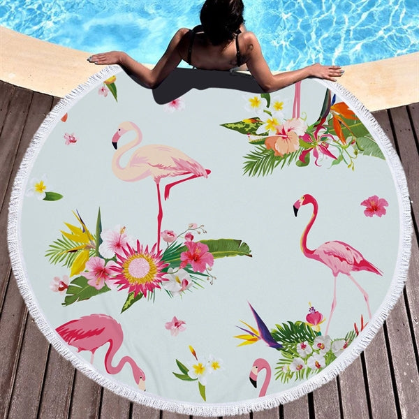 Flamingo  themed Beach Towel