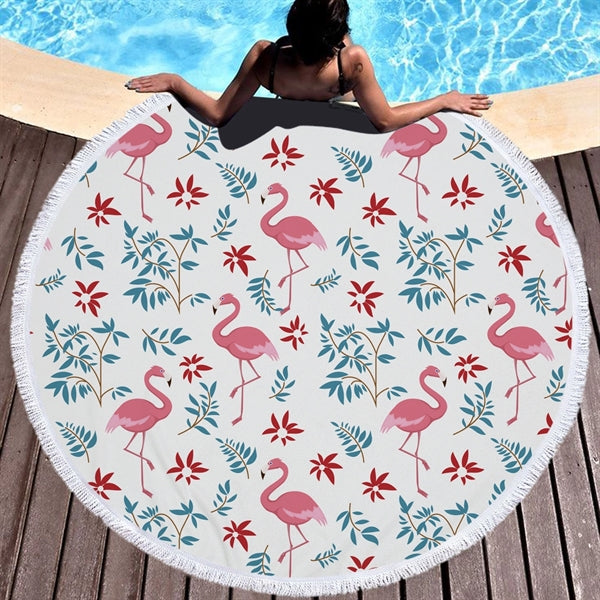 Flamingo  themed Beach Towel