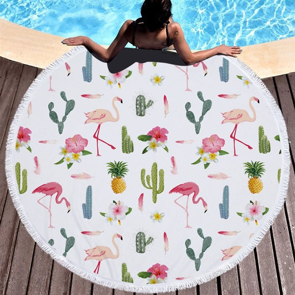 Flamingo  themed Beach Towel