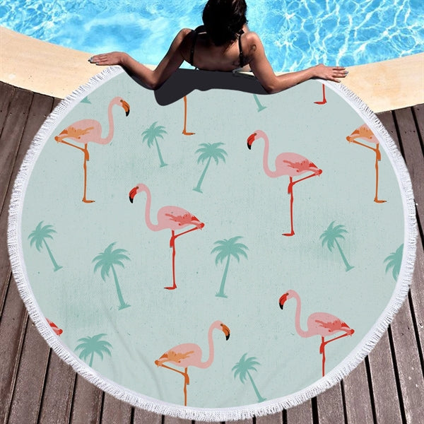 Flamingo  themed Beach Towel