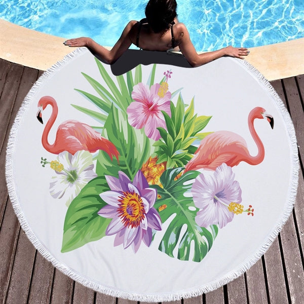 Flamingo  themed Beach Towel