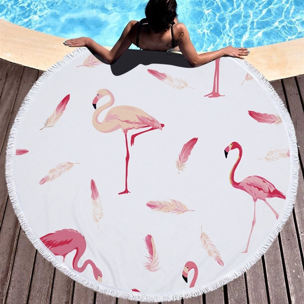Flamingo  themed Beach Towel