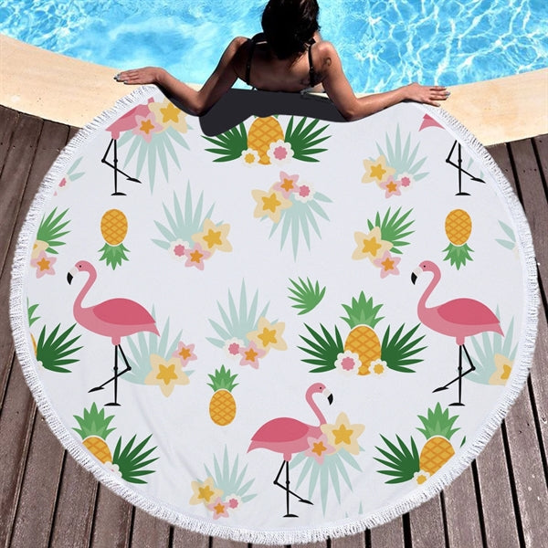 Flamingo  themed Beach Towel