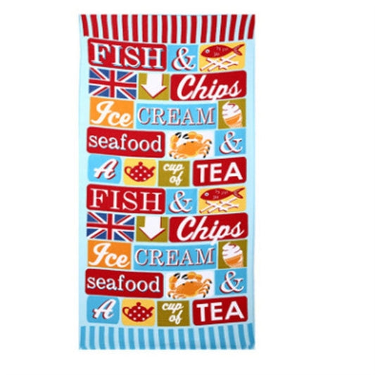 Full Color Printed Microfiber  Beach Towel