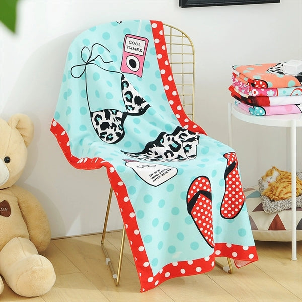 Full Color Printed Microfiber  Beach Towel