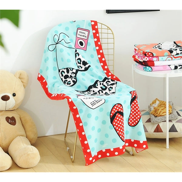 Full Color Printed Microfiber  Beach Towel
