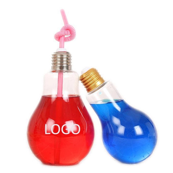 LED Glowing Bulb Drinking Bottle