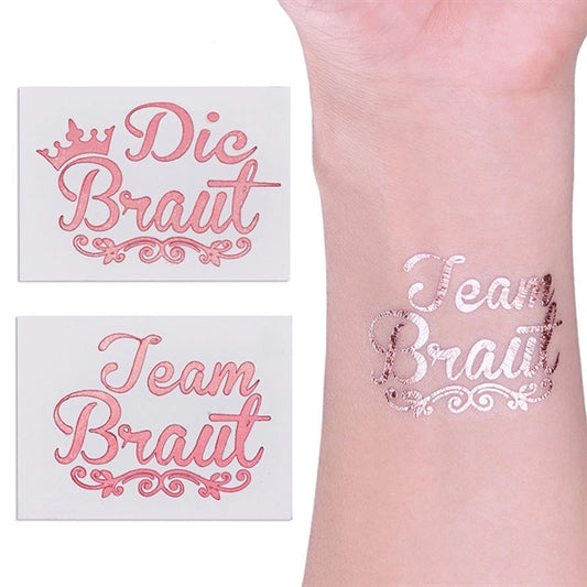 Custom Metallic Temporary Tattoo 2" x 2"