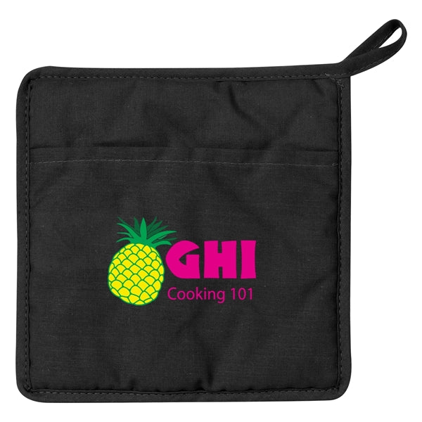 Quilted Cotton Canvas Pot Holder