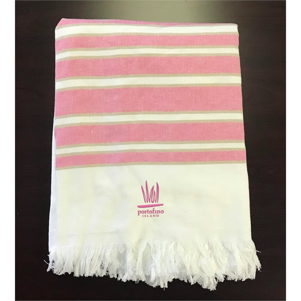 36x70 Turkish Beach Towel With Fringes
