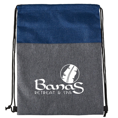 Heathered N' Jute Drawstring Backpack