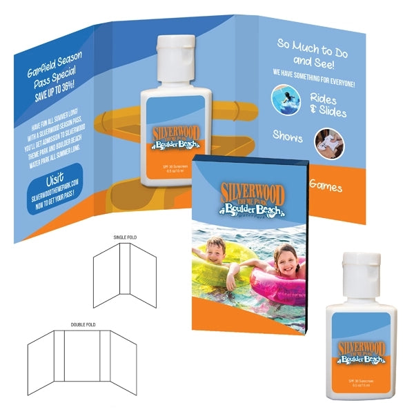 Awareness Tek Booklet with SPF 30 .5 oz Square Sunscreen
