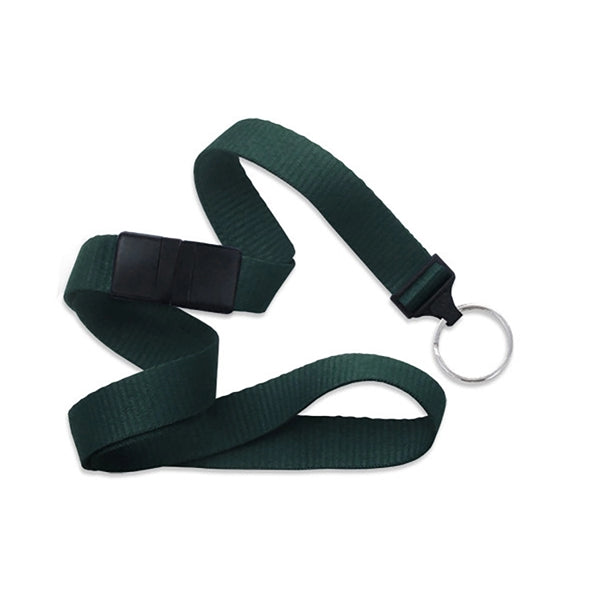 5/8" Flat Blank Lanyard with Breakaway (Split Ring)
