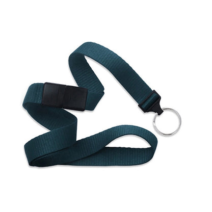 5/8" Flat Blank Lanyard with Breakaway (Split Ring)