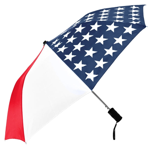 Patriot Folding Umbrella - 42" Arc, Auto-Open