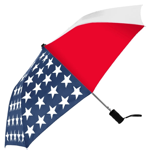 Patriot Folding Umbrella - 42" Arc, Auto-Open