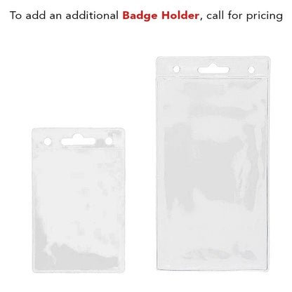 3/4" LA-460 Attachment Sublimation Lanyard w/Retractable Bad