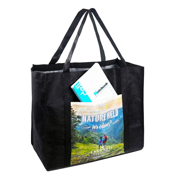 100 GSM Full Color Tote Bag with 10" Gusset (18"x15"x10")
