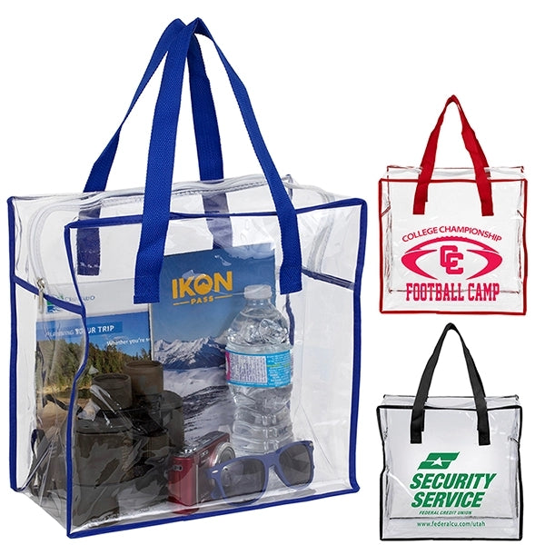 12" x 12" x 6" - ARETE Clear Vinyl Stadium Compliant Bag