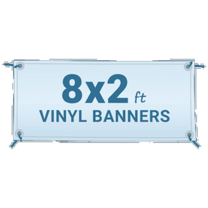 Vinyl Banner 8X2 Ft