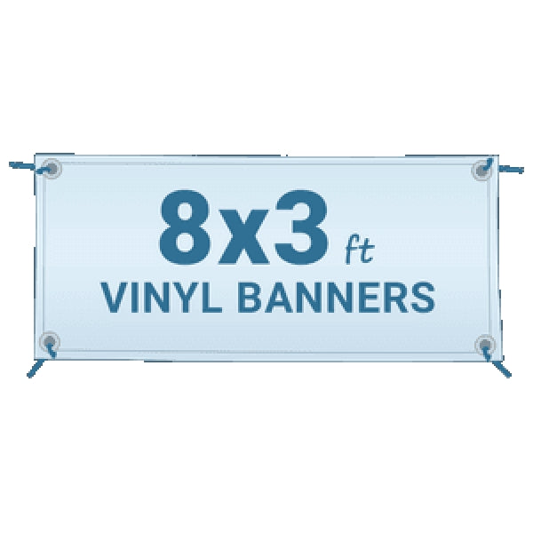 Vinyl Banner 8X2 Ft
