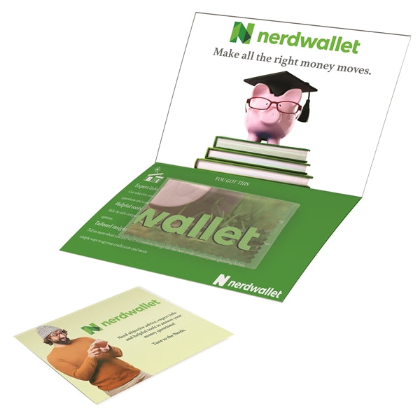 Greeting Card w/Microfiber + PVC Pouch