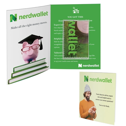Greeting Card w/Microfiber + PVC Pouch