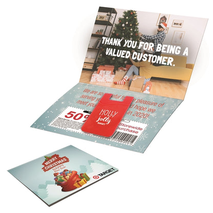 Greeting Card with Silicone Wallet