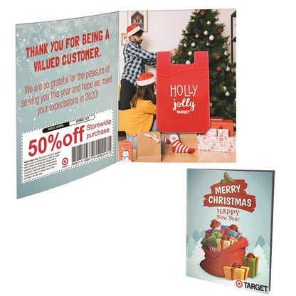 Greeting Card with Silicone Wallet