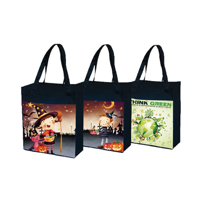 130 GSM Full Color Tall Tote Bag with 5" Gusset (13"x13"x5")