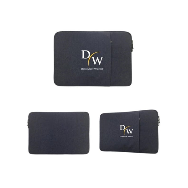 Universal Jacquard Laptop Sleeve with Front Pocket