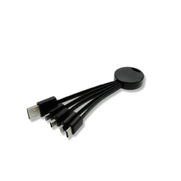Mayflower 4-in-1 charging cable black