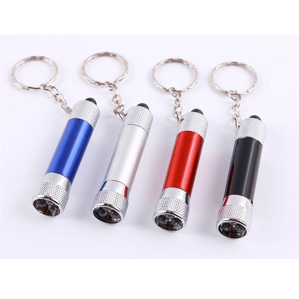 Metal LED Flashlight Keychain
